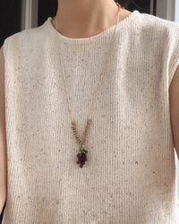 Grapes Adjustable Necklace
