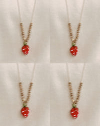 Strawberry Adjustable Necklace