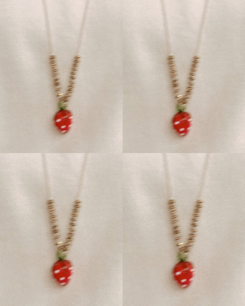 Strawberry Adjustable Necklace