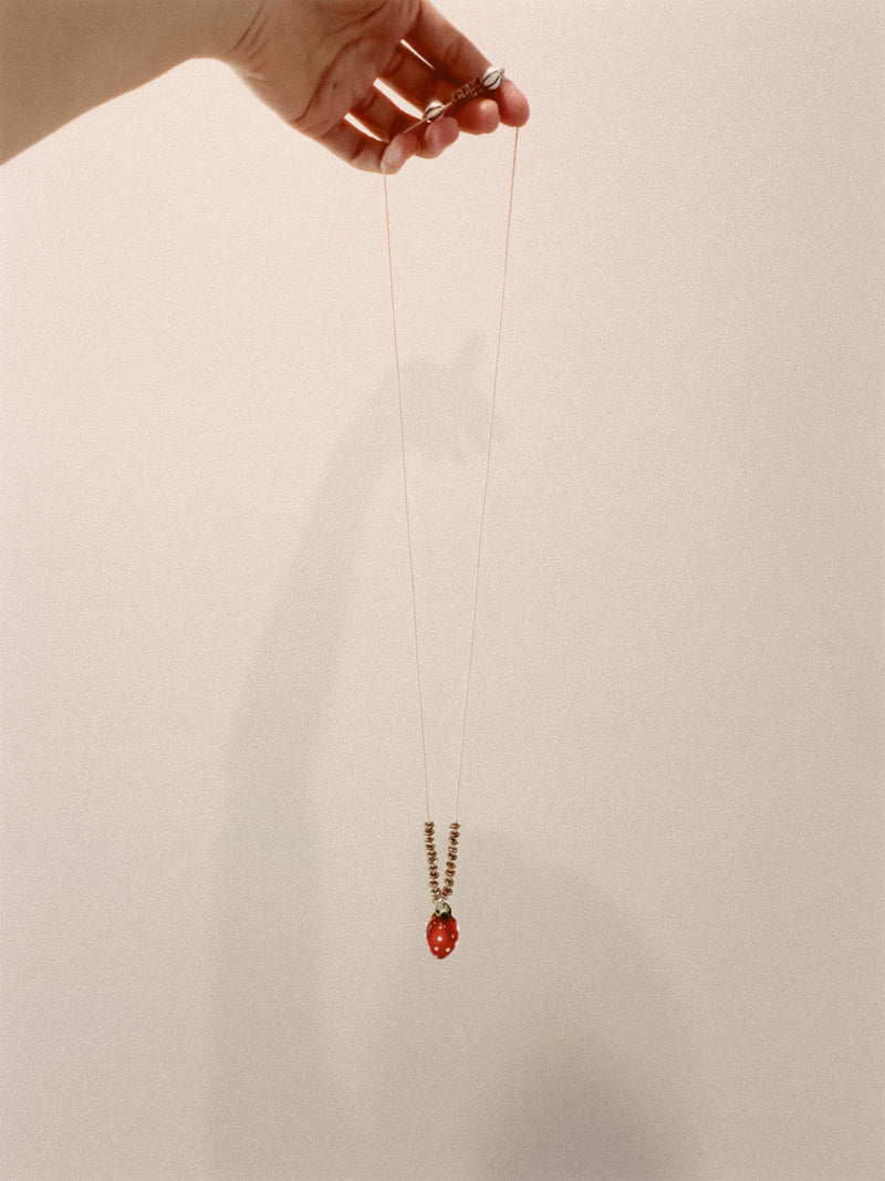 Strawberry Adjustable Necklace