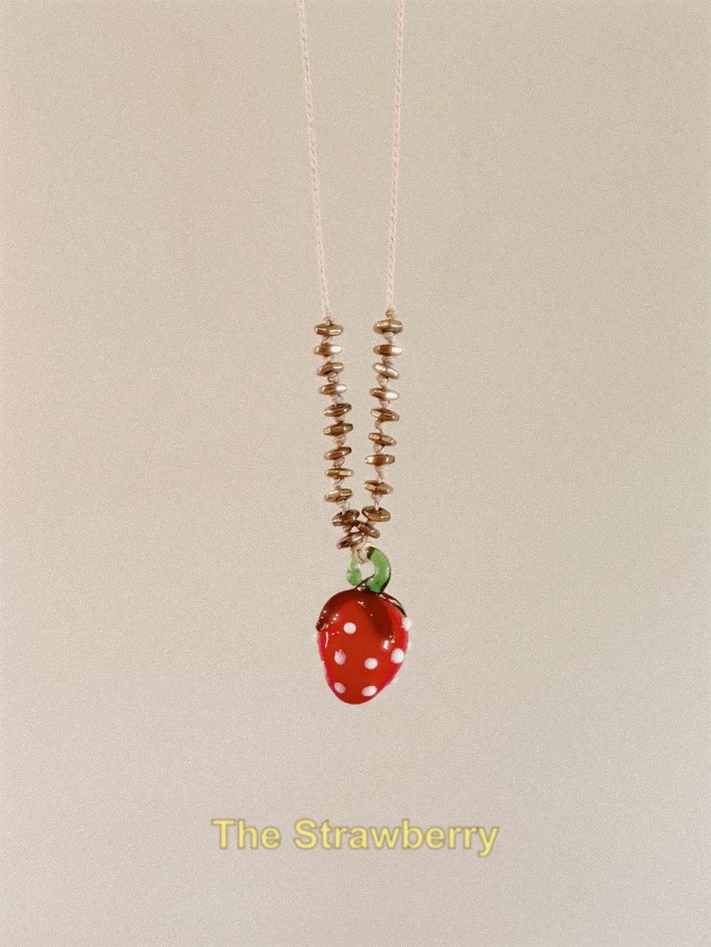 Strawberry Adjustable Necklace