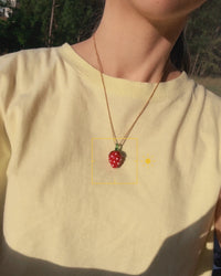 Strawberry Necklace