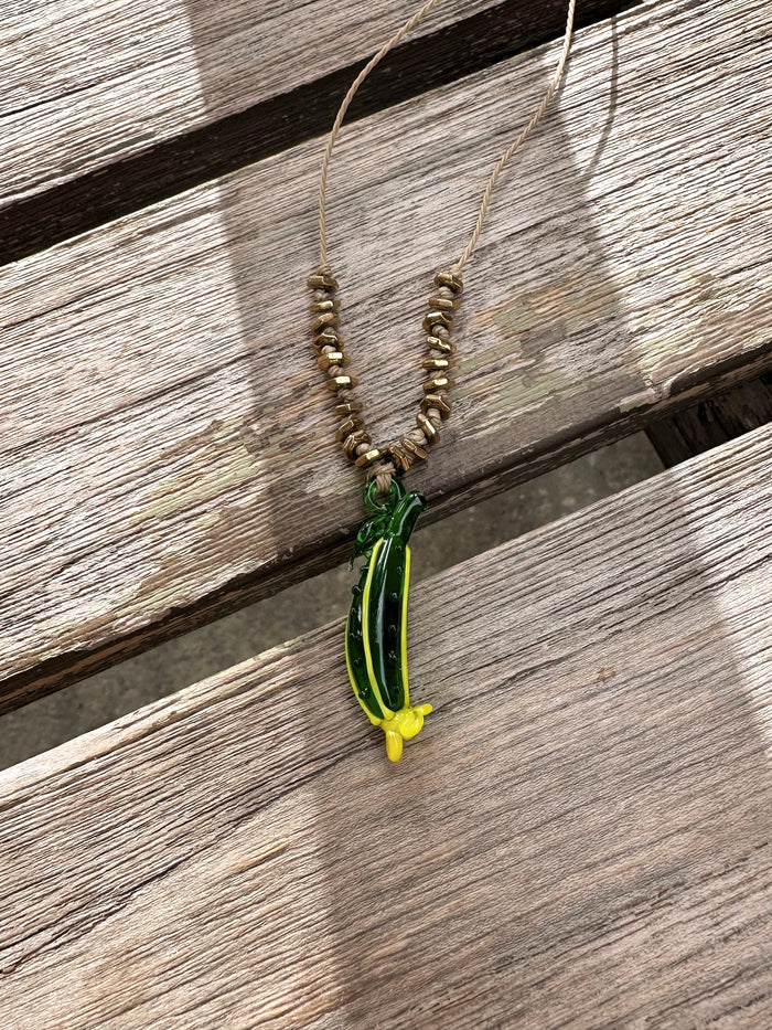 Cucumber Adjustable Necklace