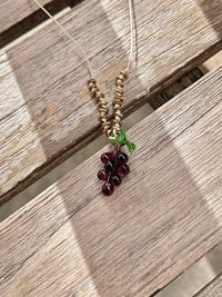 Grapes Adjustable Necklace