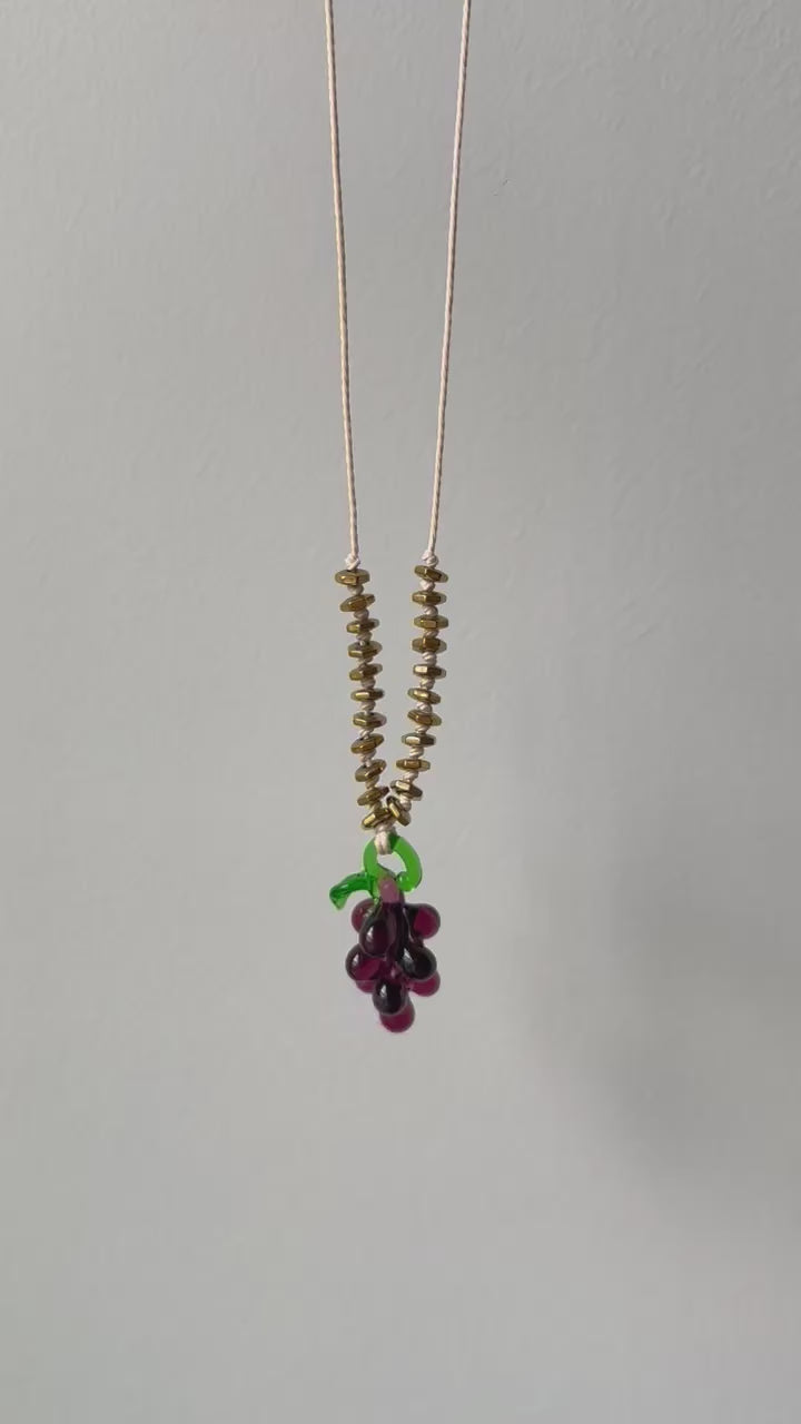 Grapes Adjustable Necklace