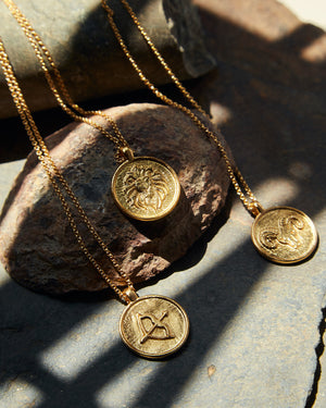 Leo coin deals necklace